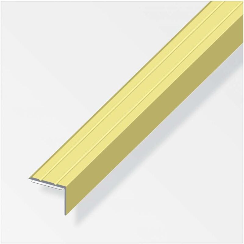 foto del prodotto profilo chiusura 25x18 alluminio ottone 1 metro