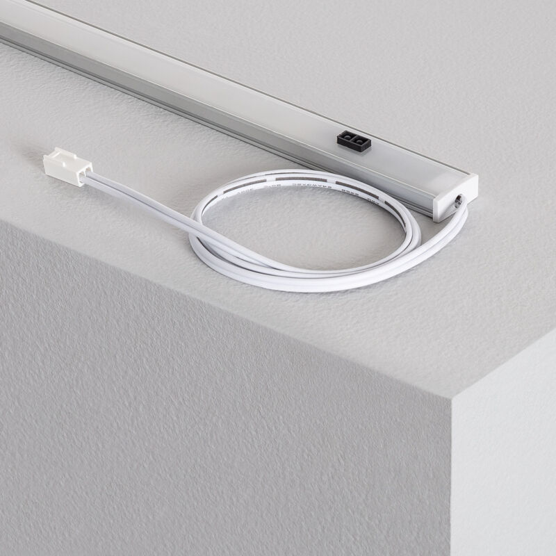 foto del prodotto profilo con striscia led new aretha 500mm 5w con interruttore contactless bianco naturale 4000k