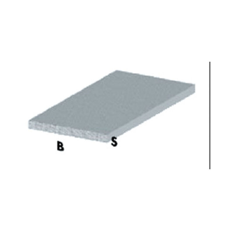 foto del prodotto profilo cromo h.100 piatto 25x2. prezzo per 1 pezzo.