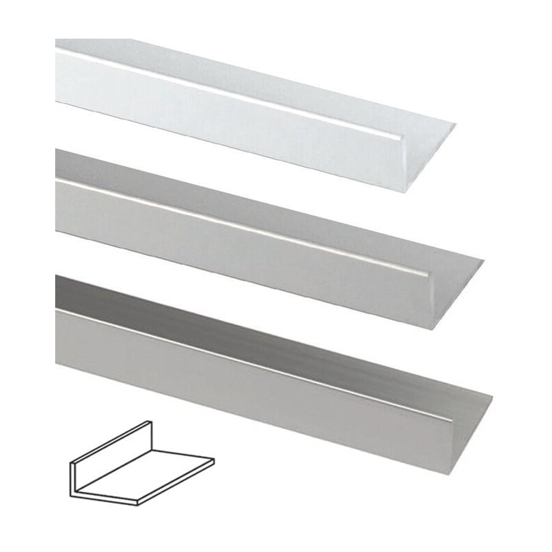 foto del prodotto profilo cromo h.200 elle 20x10x1. prezzo per 1 pezzo.