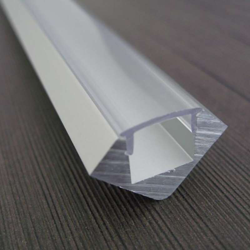 foto del prodotto profilo di alluminio angolo alu 45 lunghezza 2m