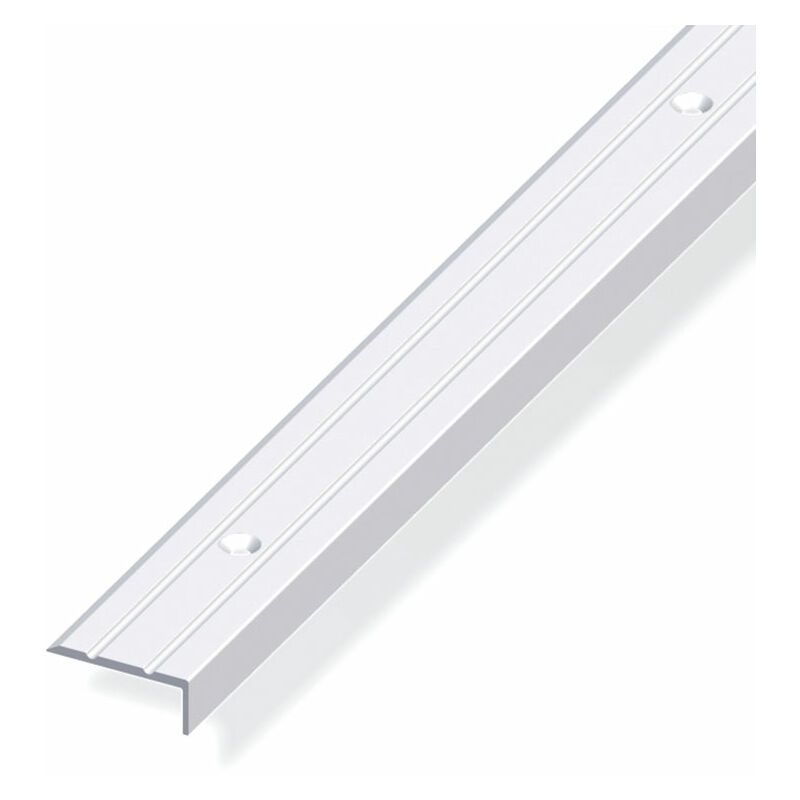 foto del prodotto profilo di chiusura 25x10 alluminio argento 2 m