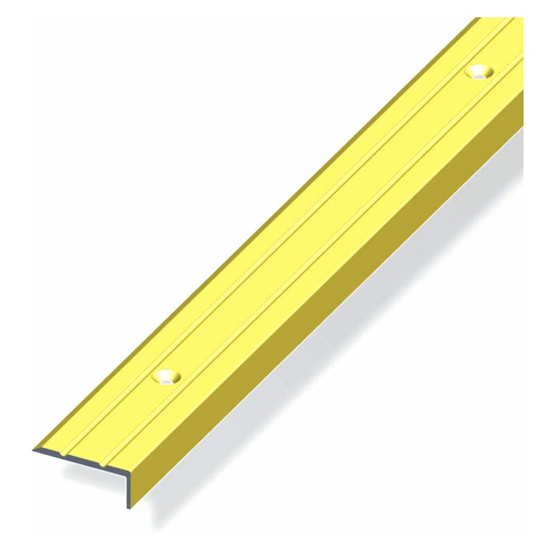 foto del prodotto profilo di chiusura 25x10 alluminio ottone 2 metri