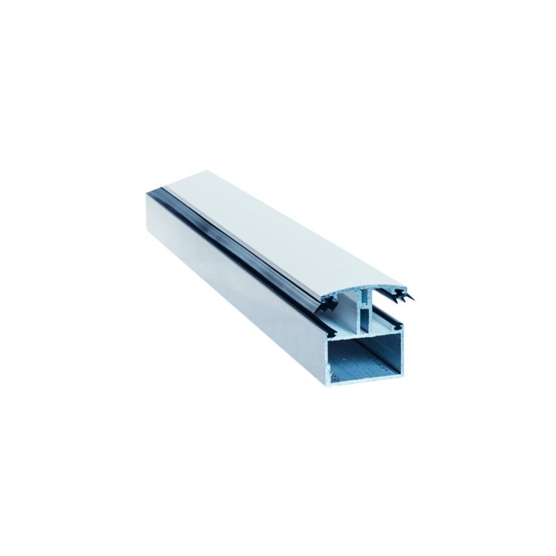 foto del prodotto profilo di giunzione portante ad h adattabile al policarbonato 16 32mm in alluminio laccato bianco ral 9010, l 3 m
