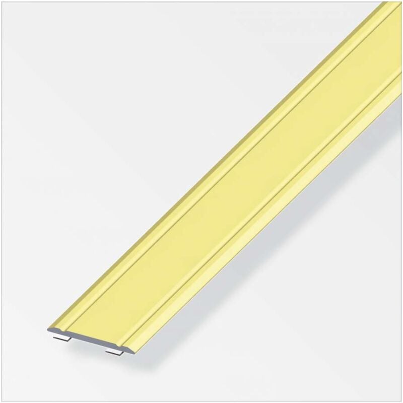 foto del prodotto profilo di raccordo autoadesivo 30x2 alluminio ottone 1 metro