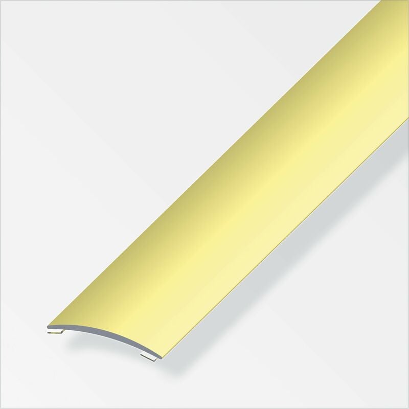 foto del prodotto profilo di raccordo autoadesivo 30x5 alluminio ottone 1 metro