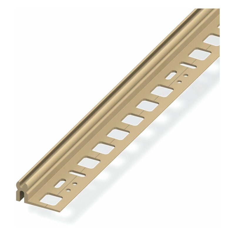 foto del prodotto profilo di supporto 13.5 16 pvc caramello 2 metri
