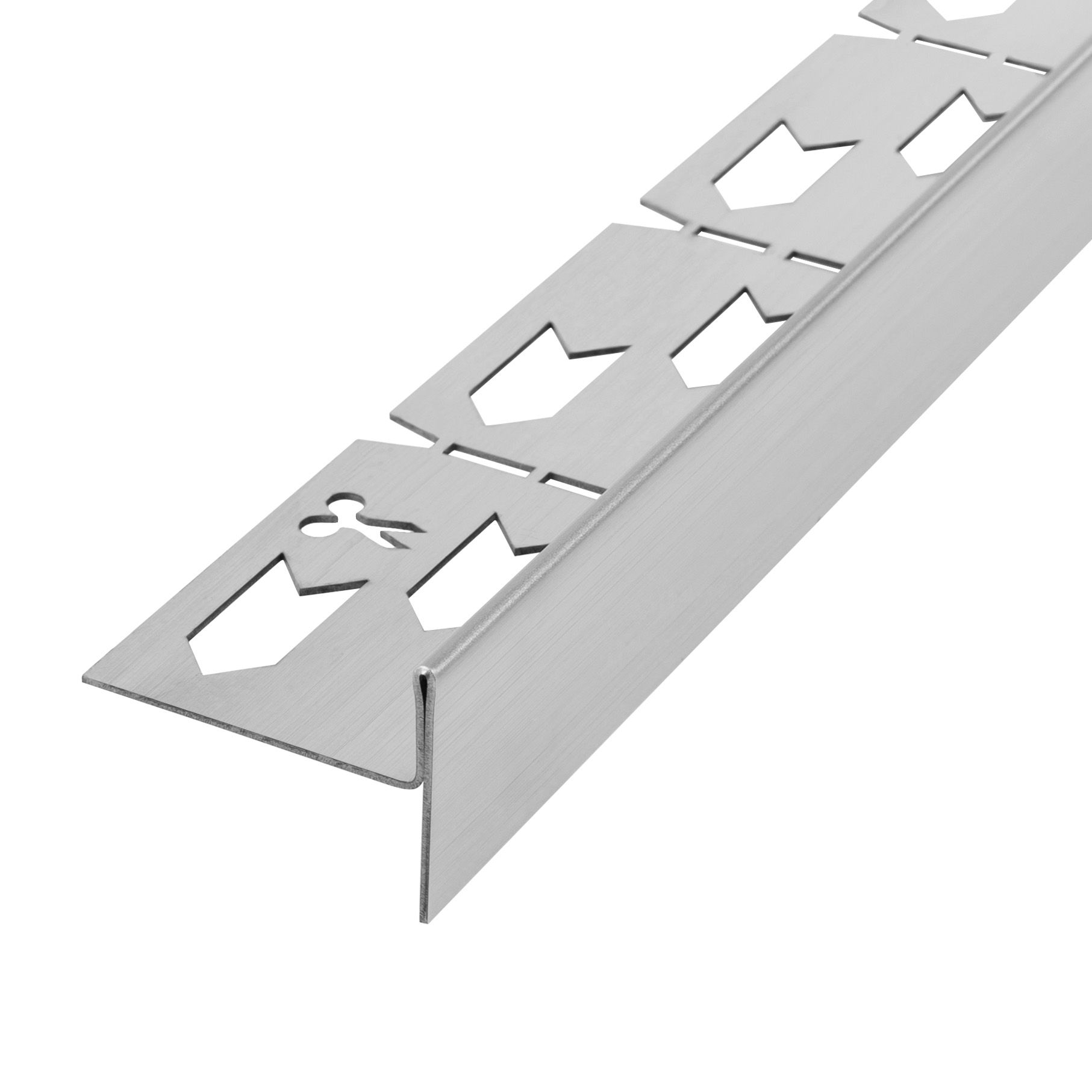 foto del prodotto profilo doccia pendenzato 100cm brush nickel destra