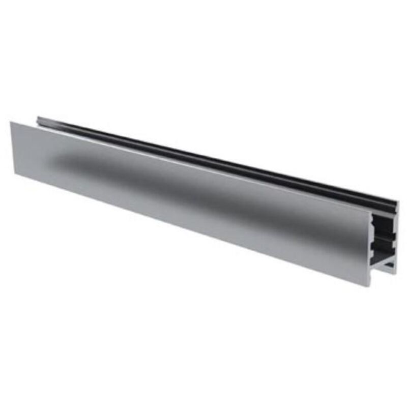 foto del prodotto profilo illuminante alu swiss per striscia led 6 8 mm anodizzato argento profilo led in alluminio 2 m