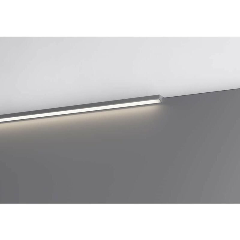 foto del prodotto profilo illuminazione led per bagno 1000 mm colore nero opaco kawy