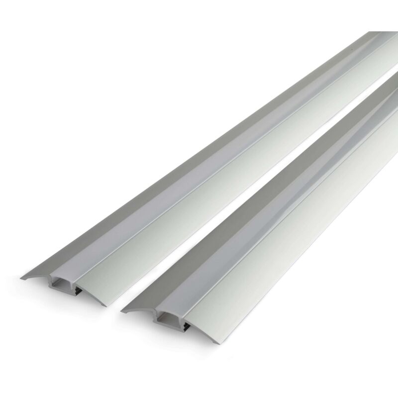 foto del prodotto profilo in alluminio alu flat lunghezza 1m