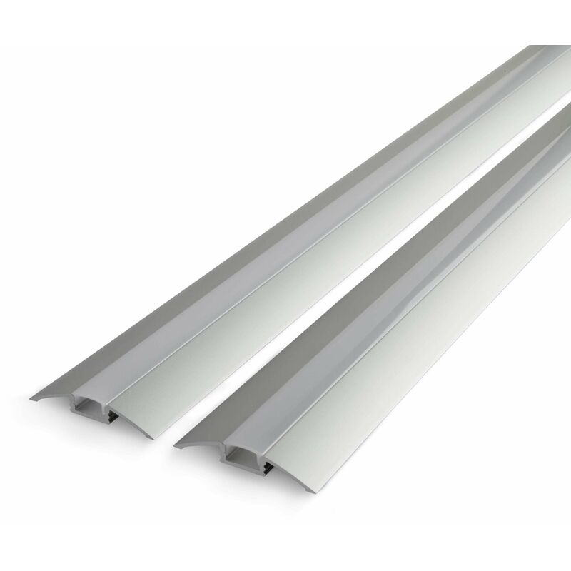 foto del prodotto profilo in alluminio alu flat lunghezza 2m