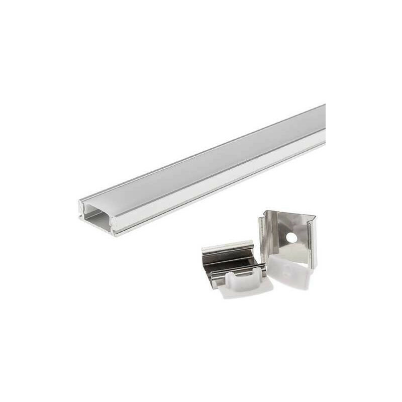 foto del prodotto profilo in alluminio fin 7mm per nastro led 1m
