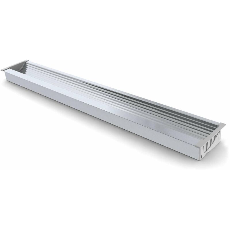 foto del prodotto profilo in alluminio montato a parete alu wall 2m