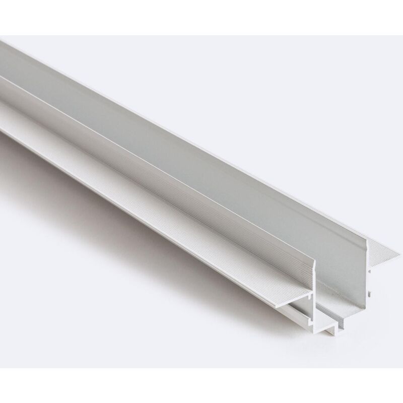 foto del prodotto profilo incasso per binario magnetico 25 mm superslim superficie 48v 1 m bianco