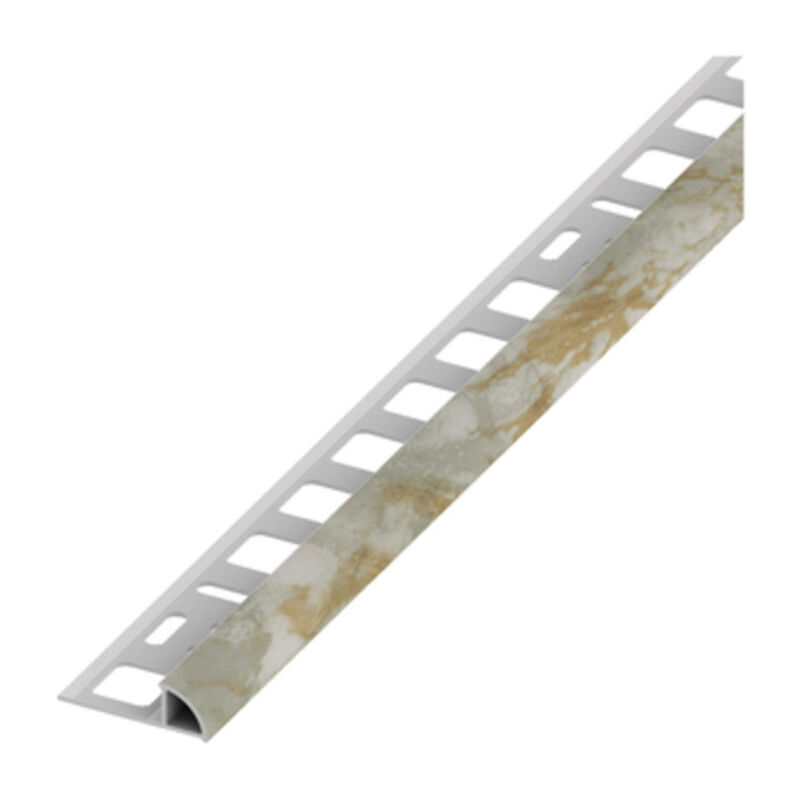 foto del prodotto profilo jolly pvc 8x2,5 marmor. grigio. prezzo per 1 pezzo.