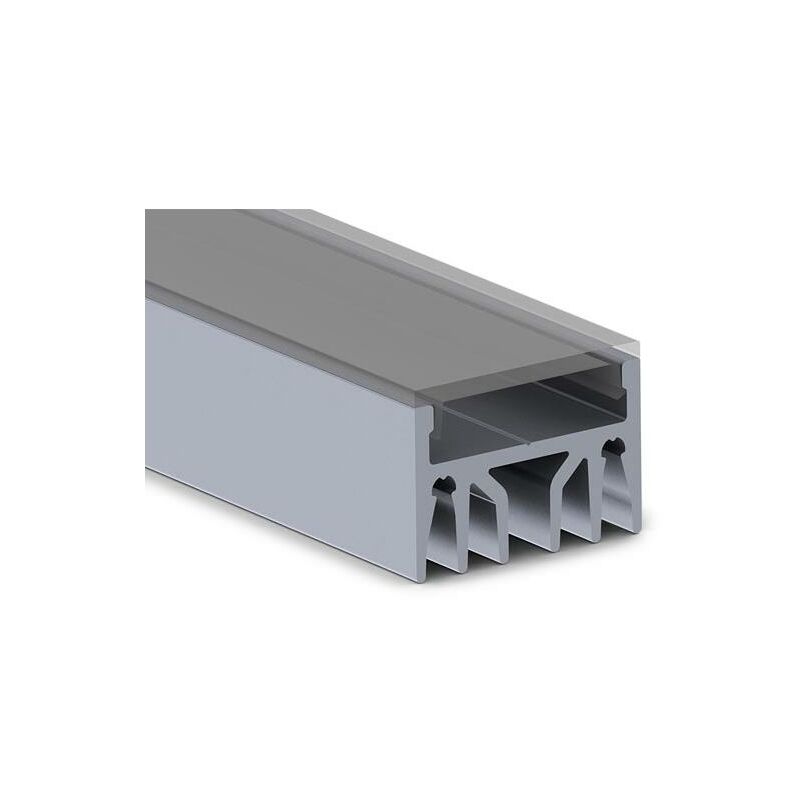 foto del prodotto profilo led premium ad alte prestazioni 2 m argento