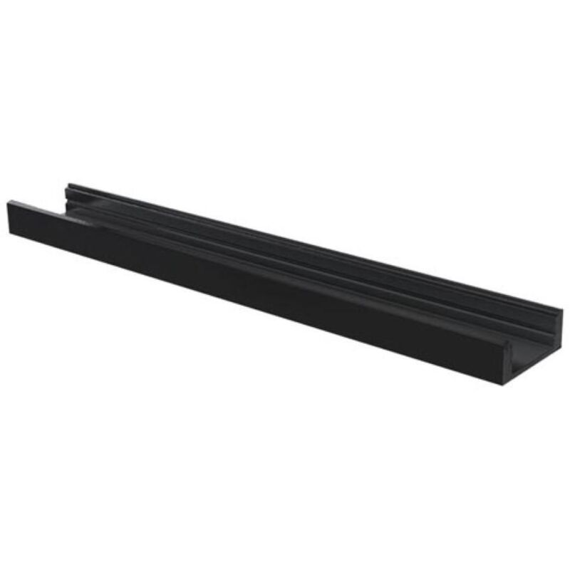 foto del prodotto profilo led slimline 7 mm 2 m nero