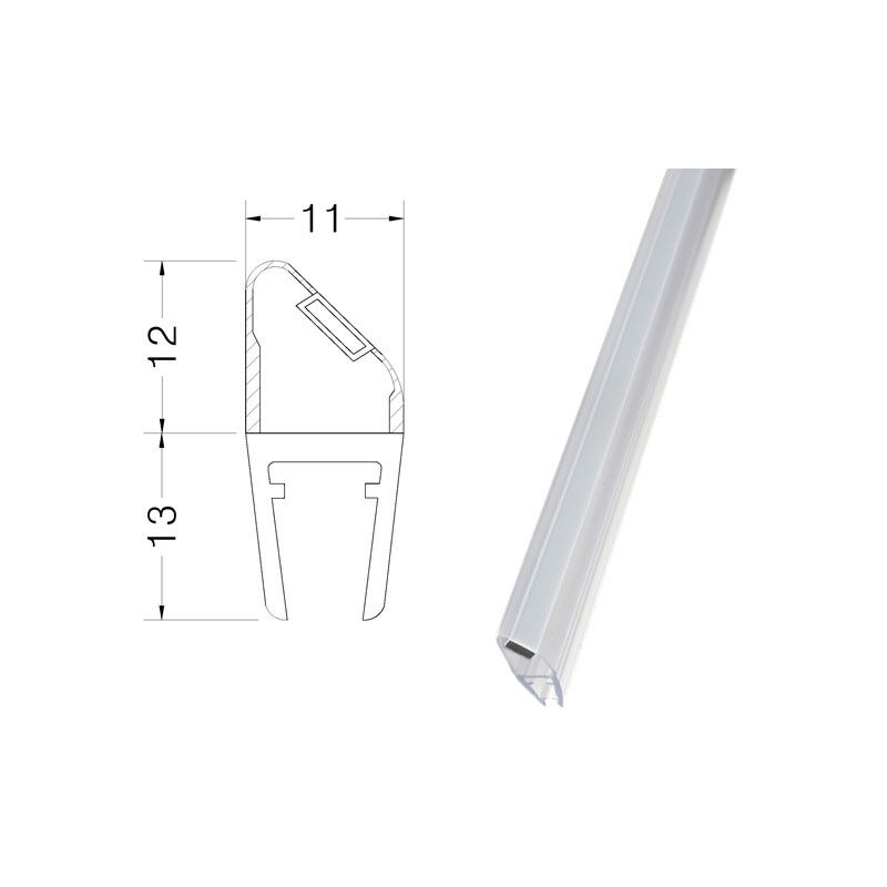 foto del prodotto profilo magnetico per box doccia cristallo mm.6 8 777301pt - - giuseppe tirinnanzi - -