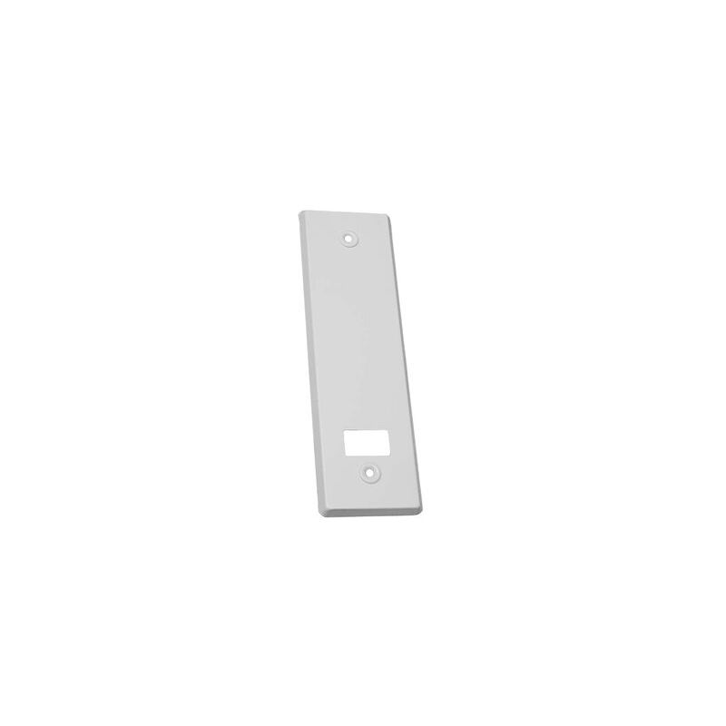 foto del prodotto profilo per collettore cieco pr06 22,3x6,5cm in alluminio bianco