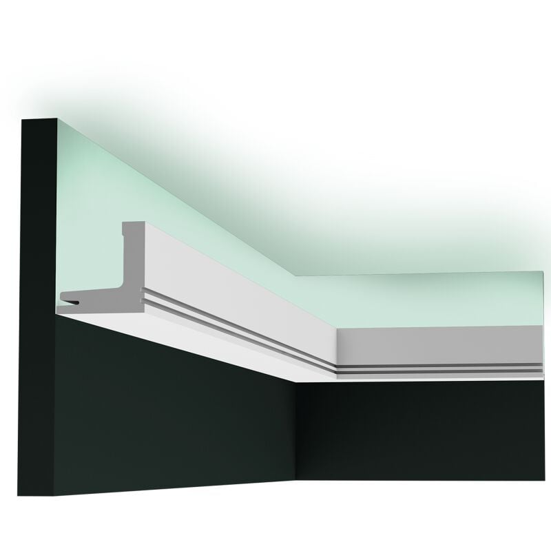 foto del prodotto profilo per illuminazione indiretta orac decor l200xp5xh5cm c361