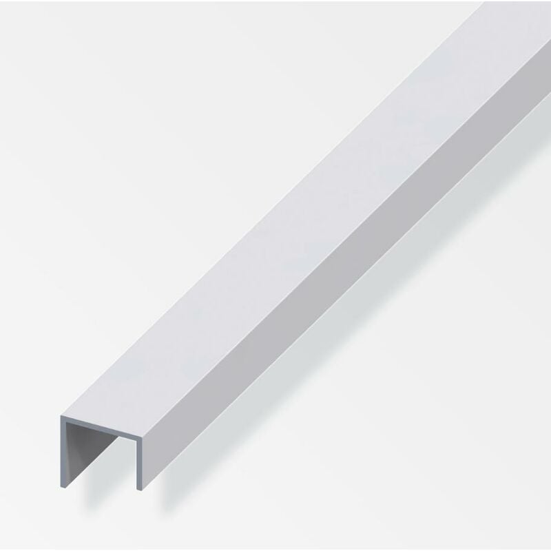 foto del prodotto profilo per maniglie alfer aluminium 20x22x15mm lunghezza 1m argento 01403
