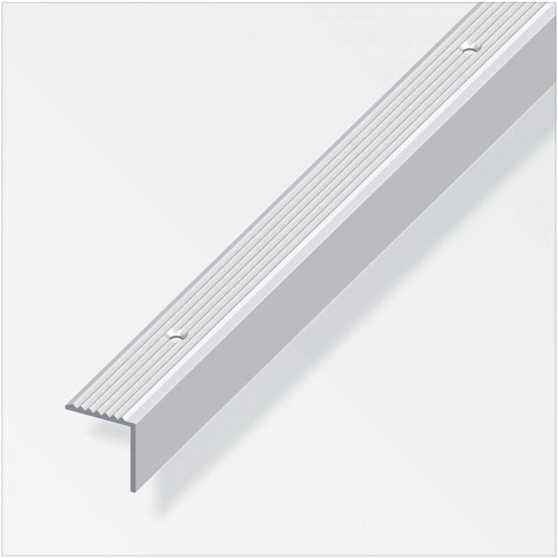 foto del prodotto profilo per scale 19x20 alluminio argento 1 metro