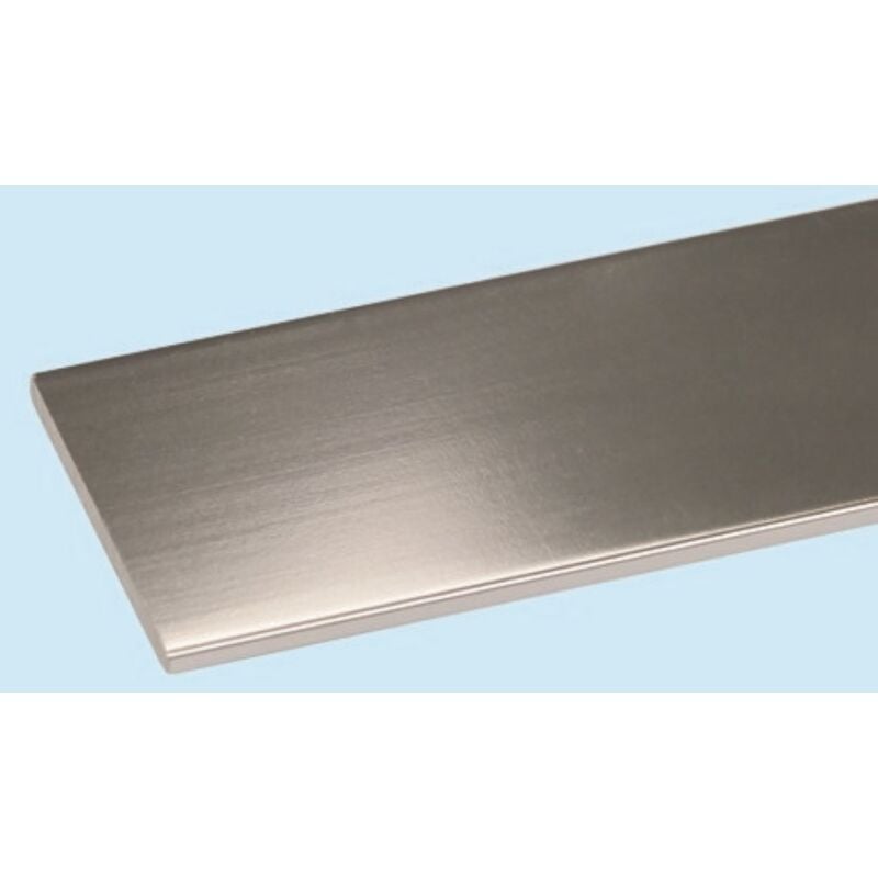 foto del prodotto profilo piatto da 2 metri alluminio argento mm30x2 arcansas