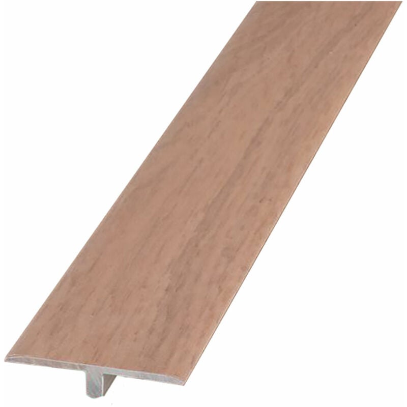 foto del prodotto profilo piatto per laminato e parquet unisystem anodizzato argento