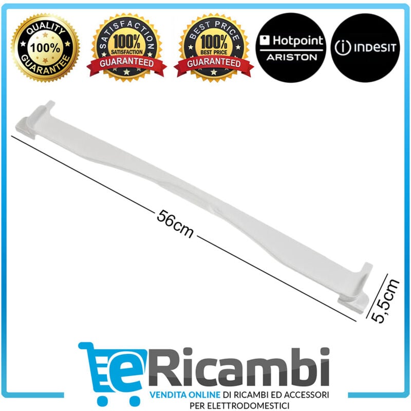 foto del prodotto profilo posteriore per ripiano vetro frigo originale ariston indesit c00507757