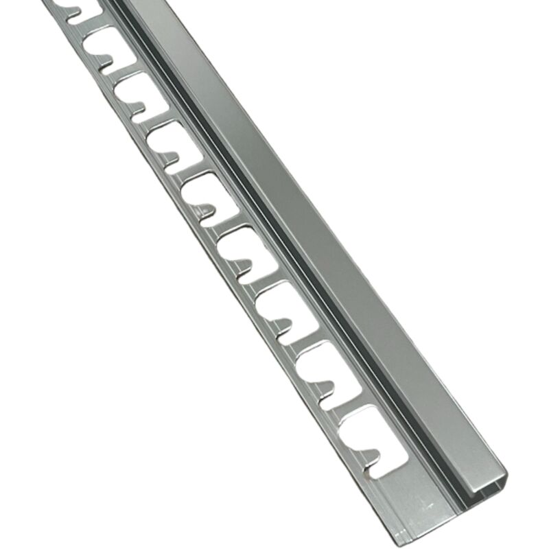 foto del prodotto profilo rivestimento prosquare alluminio lucido 8 mm