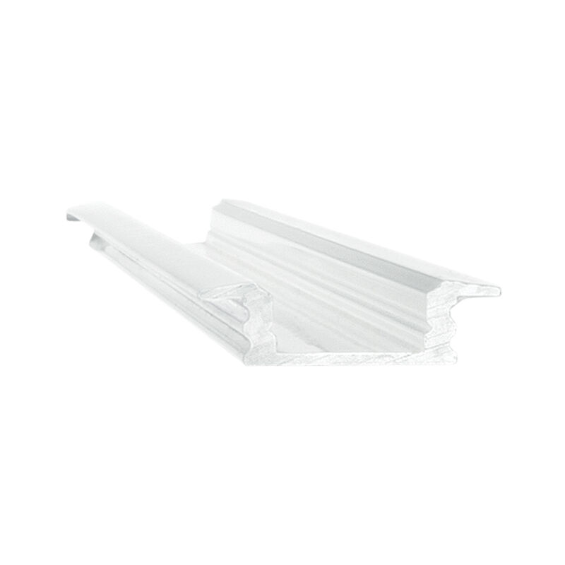 foto del prodotto profilo slot metallo bianco trim d25x5 200cm