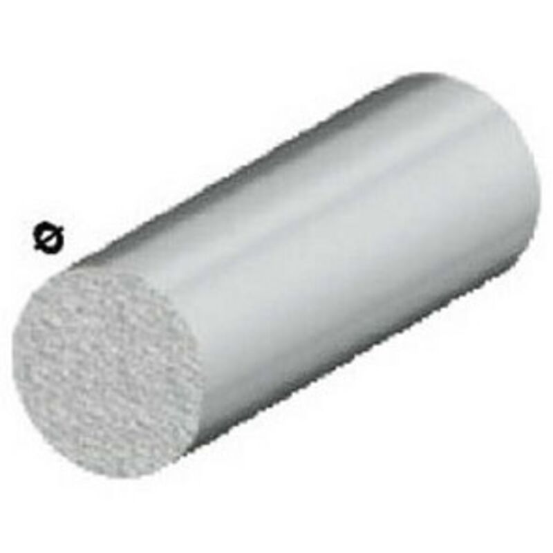 foto del prodotto profilo tondo pieno cm 100 h argento 10 mm profili alluminio asta