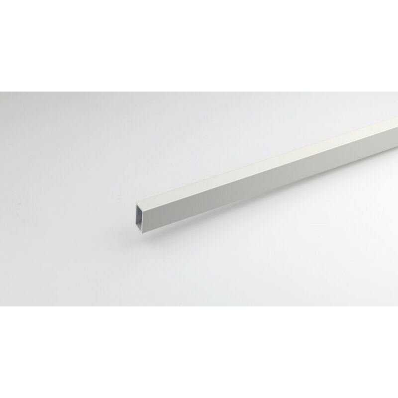 foto del prodotto profilo tubo da 2 metri rettangolare argento 20x10x1 mm arcansas