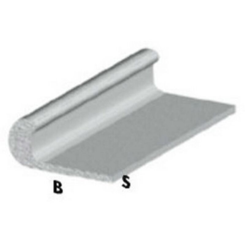 foto del prodotto profilo unghietta cm 100 h cromato 18x1 mm asta aste profili alluminio