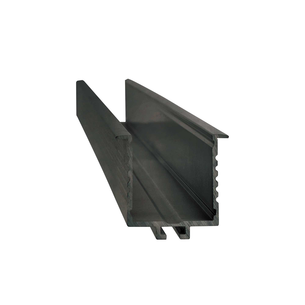 foto del prodotto profilo vision alluminio nero 300cm