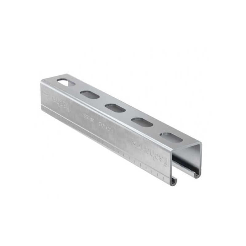 foto del prodotto profilo zincato 2000 mm lunghezza x 41 mm larghezza x 41 mm altezza per la realizzazione di strutture a telaio per il sostegno di impianti