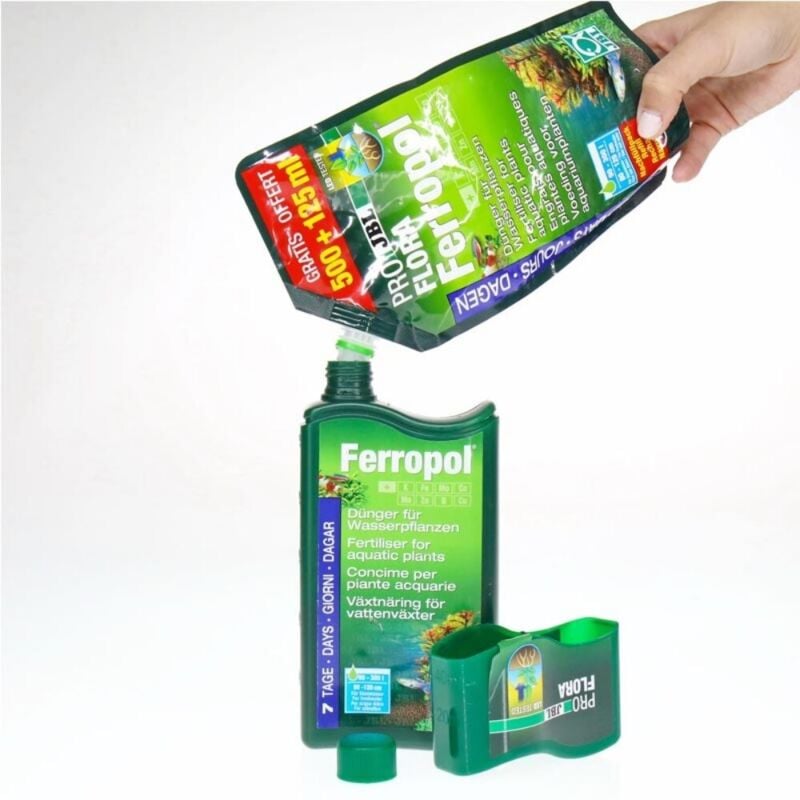 foto del prodotto proflora ferropol fertilizzante liquido completo con microelementi formato 625 ml ricarica jbl
