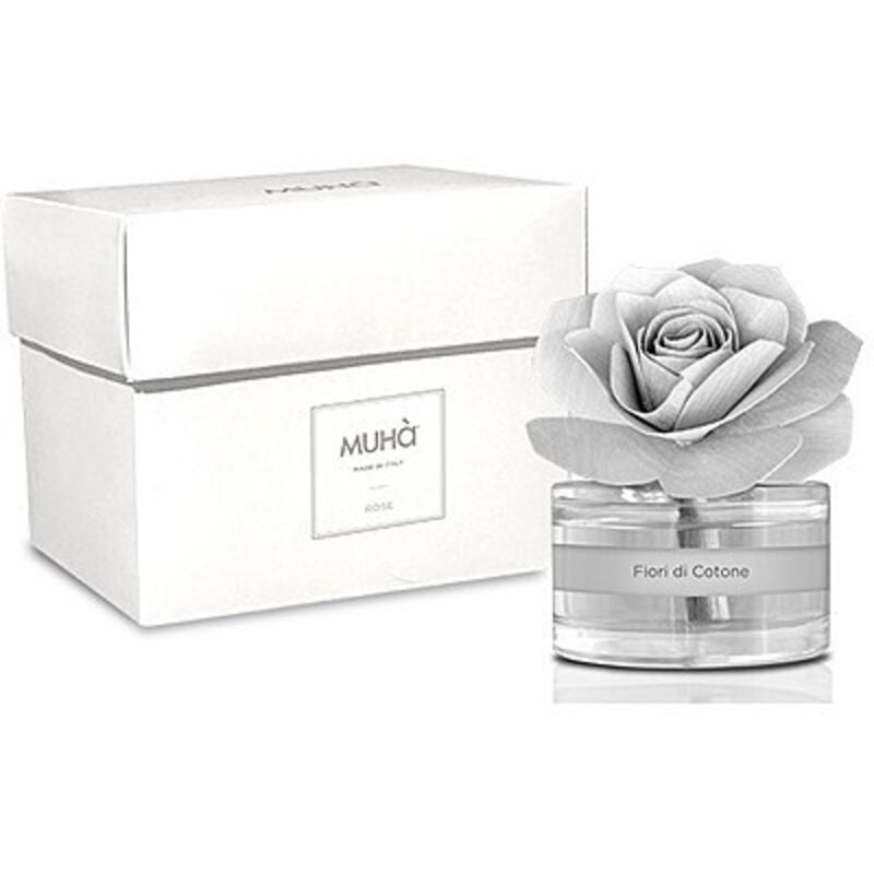 foto del prodotto profumatore d'ambiente rosa diffuser fiori di cotone 50 ml muha