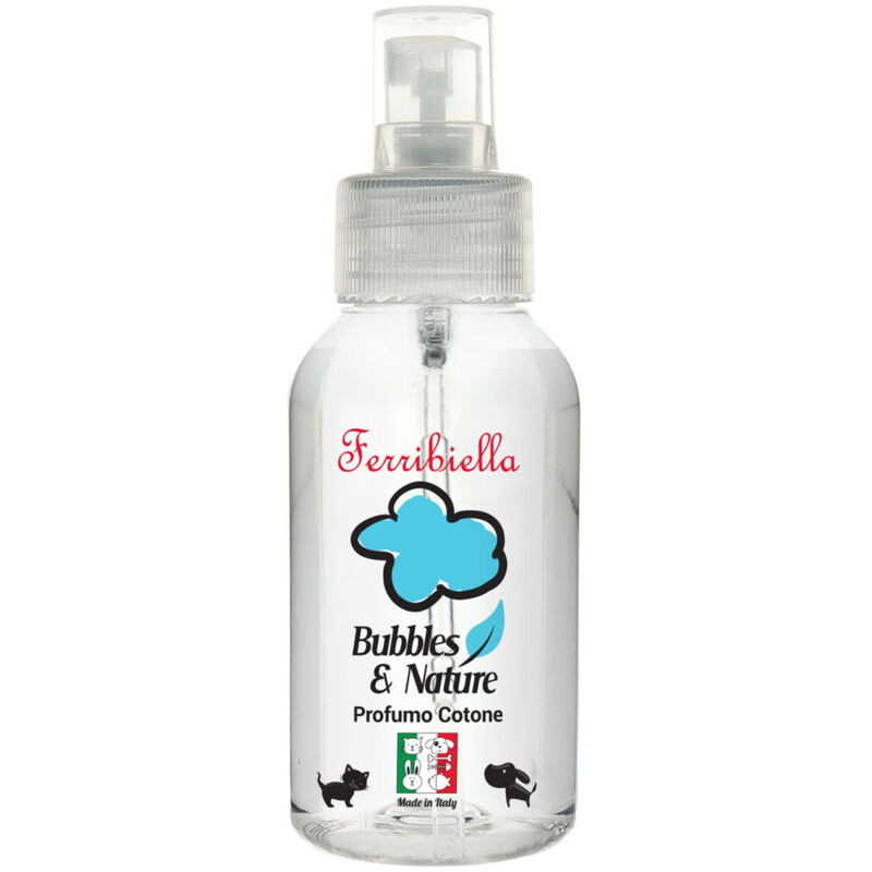 foto del prodotto profumo cotone fresco e pulito per cani e gatti 100 ml