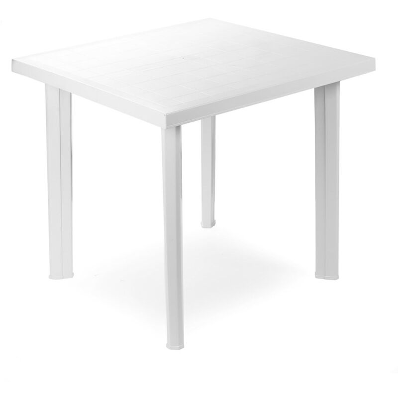 foto del prodotto progarden maury s tavolo fiocco da esterno 80 x 75 x 72 cm bianco