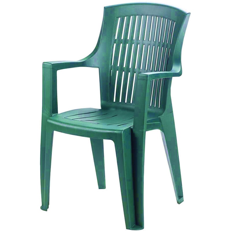 foto del prodotto progarden - poltrona da giardino arpa verde - cm.60x62x89h. - peso kg.3,5