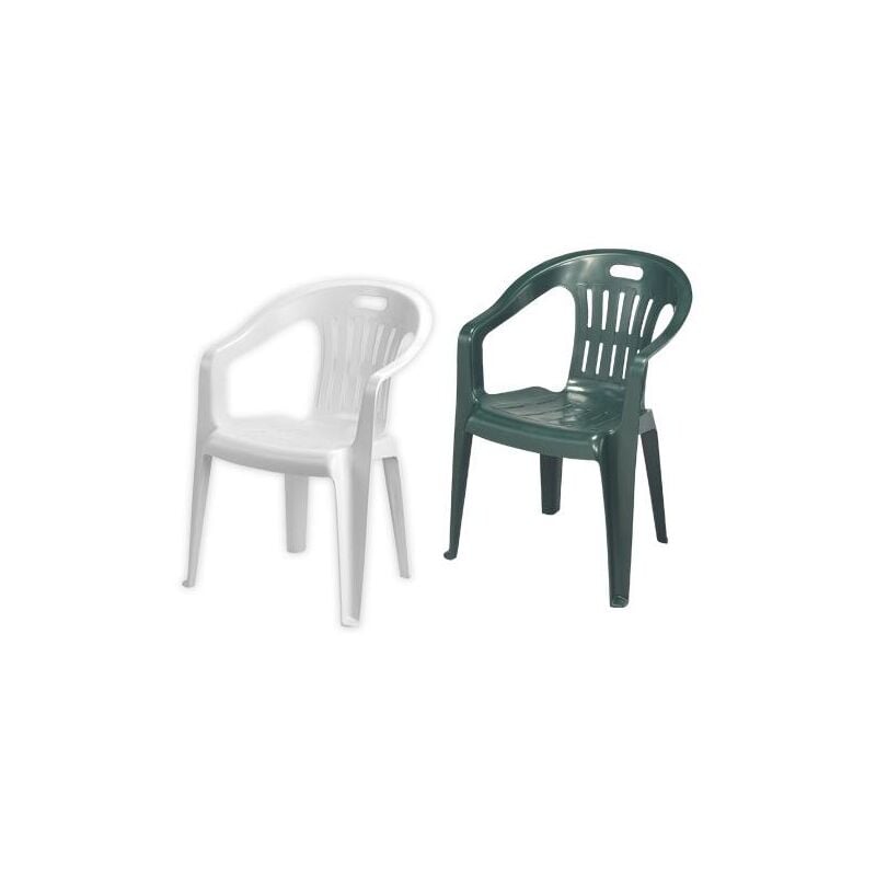 foto del prodotto progarden - sedia in resina da esterno impilabile piona darkolivegreen