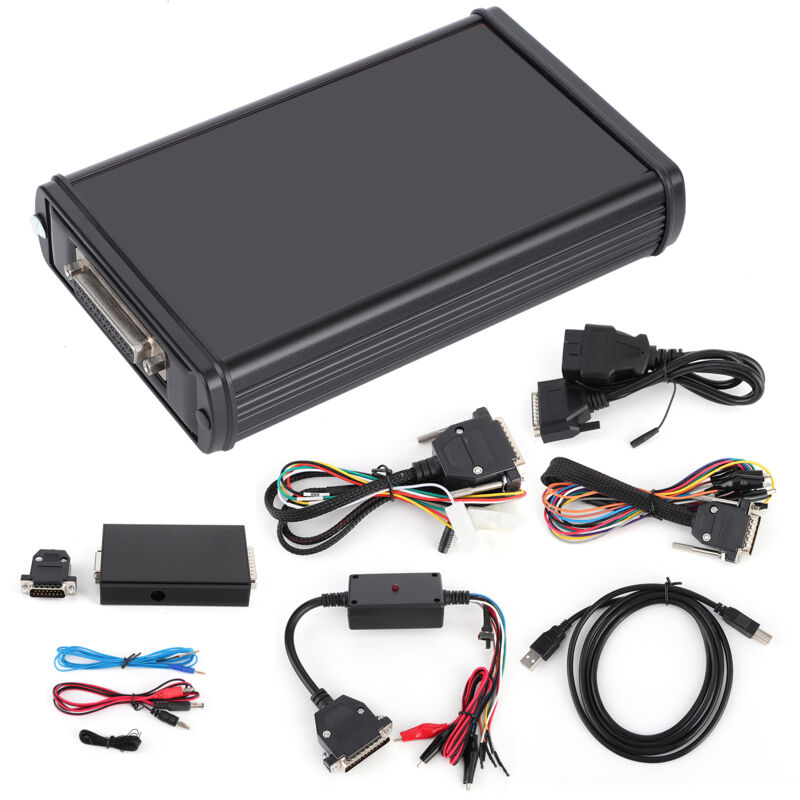 foto del prodotto programmatore ecu obd2, strumento di programmazione resistente al calore 12v sicuro in lega di alluminio con token illimitato per il controllo della
