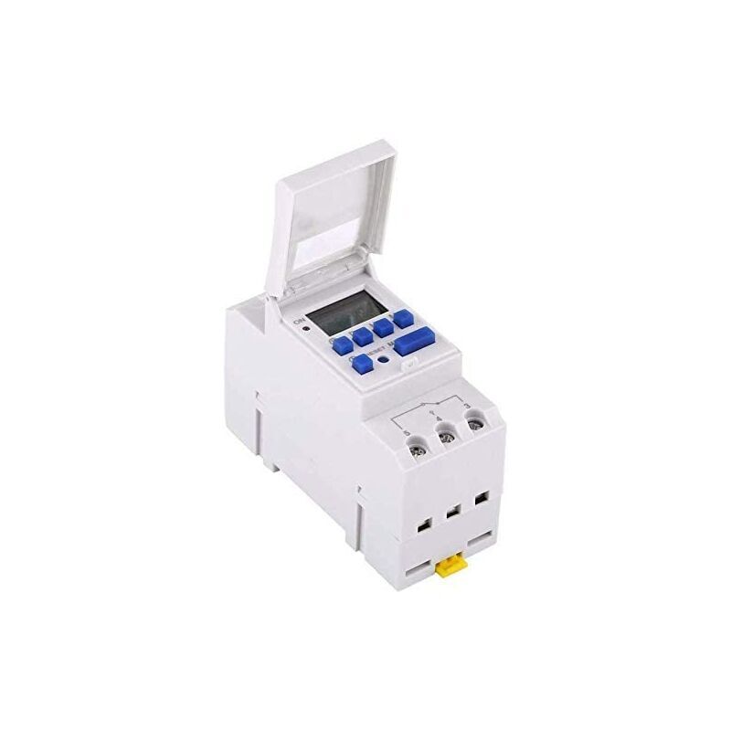 foto del prodotto programmatore elettrico temporizzatore rel interruttore orario display lcd preimpostazione settimanale programmabile 220 v 