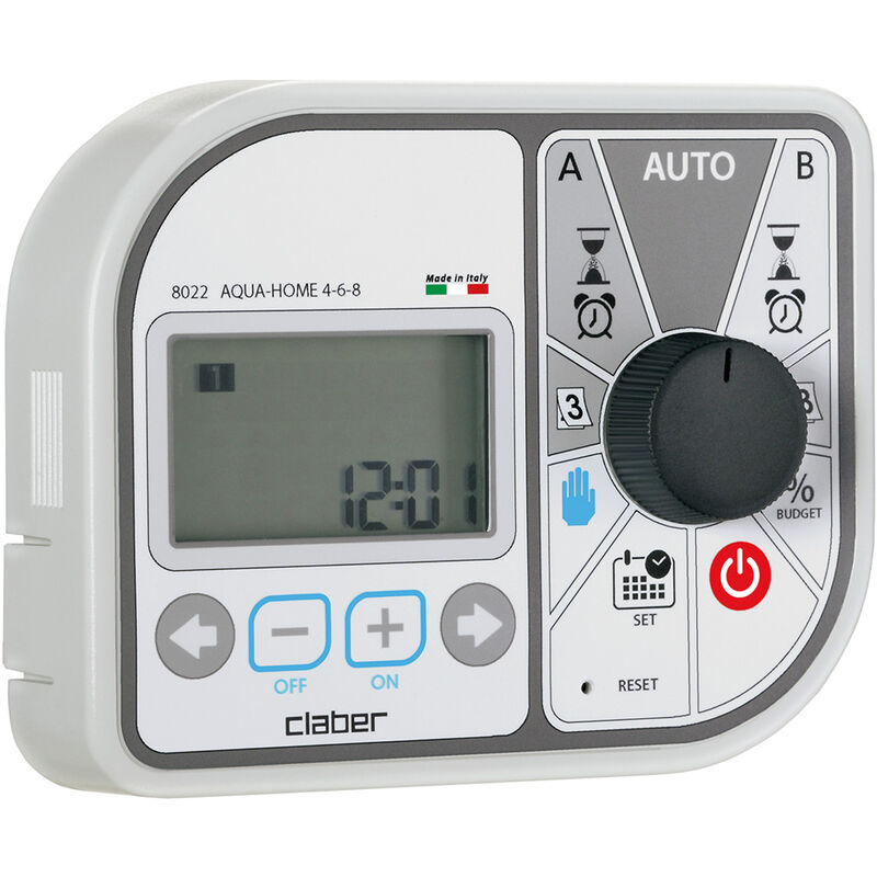 foto del prodotto programmatore elettronico aqua home 4 6 8 art. 8022 2 programmi claber