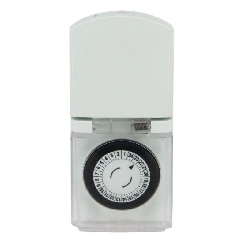 foto del prodotto programmatore giornaliero electraline da esterno 3500w bianco 58101