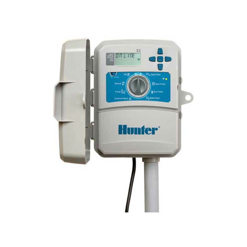 foto del prodotto programmatore irrigazione hunter x2 601e 6 stazioni da esterno wifi ready