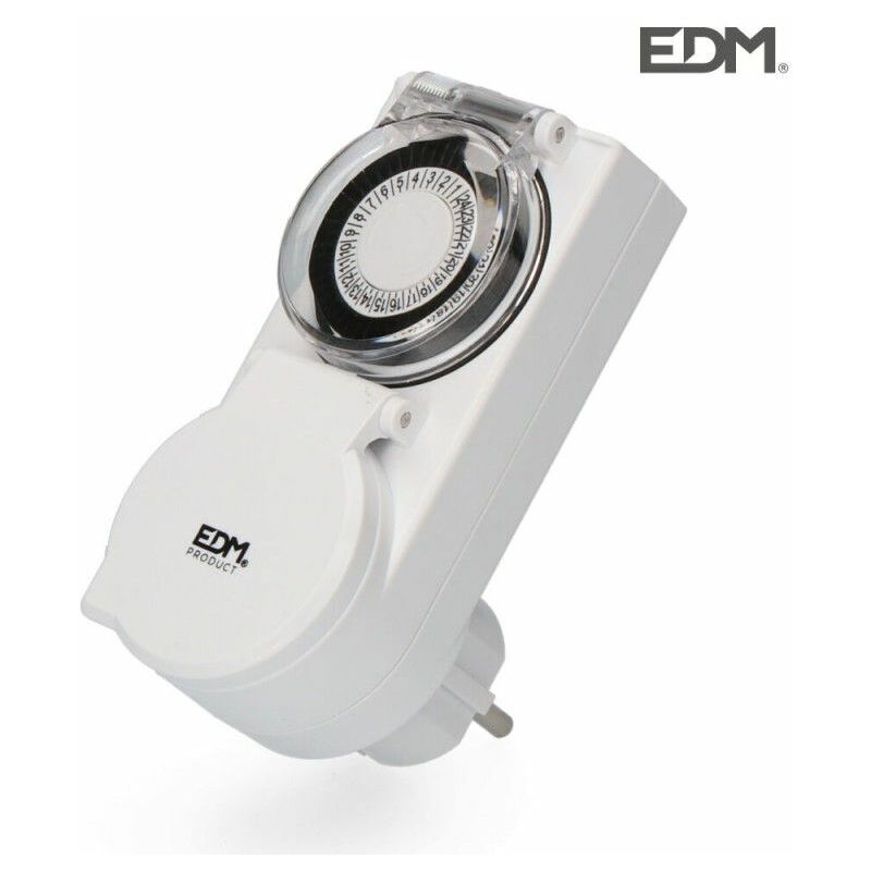 foto del prodotto programmatore meccanico giornaliero 24 ore su 24 ip44 230v 50hz 16a edm