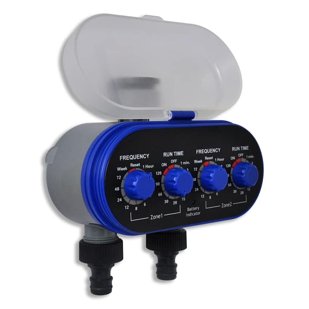 foto del prodotto programmatore timer irrigazione elettronico automatico per orto 2 vie cod mxl 48170